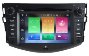 Autoradio Homologado TOYOTA RAV4 2007-12 Procesador 8 Nucleos (128+8) Android 11 - Pantalla 7" con DVD-WIFI-GPS-BT-Procesador Audio DSP, Carplay Inalambrico y Android Auto + CamRet + TV Full HD (Importación 10D) PREMIUM series