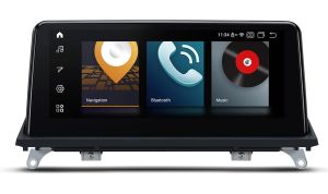 Autoradio Homologado BMW X6 E70 -E71 del 2011-13 Procesador 8 Nucleos (64+4) Android 10 - Pantalla 10.25" wide-screen con WIFI-GPS-BT-Procesador Audio DSP +Carplay (Importación 10D) PREMIUM series