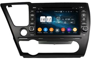 Autoradio Homologado HONDA CIVIC 2012-16 Procesador 8 Nucleos (128+8) Android 11 - Pantalla 8" con DVD-WIFI-GPS-BT-Procesador Audio DSP, Carplay Inalambrico y Android Auto + CamRet + TV Full HD (Importación 10D) PREMIUM series