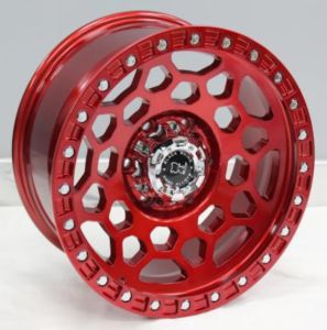 Juego de aros VARELOX Wheels  modelo 1010  red - 17"x8.5" - 6x139.7 - rép. Black Rhino