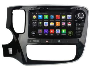 Autoradio Homologado MITSUBISHI OUTLANDER 2013-16 Procesador 8 Nucleos (128+8) Android 11 - Pantalla 8" con DVD-WIFI-GPS-BT-Procesador Audio DSP, Carplay Inalambrico y Android Auto + CamRet + TV Full HD (Importación 10D) PREMIUM series