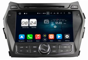 Autoradio Homologado HYUNDAI SANTA FE 2013-17 Procesador 8 Nucleos (128+8) Android 11 - Pantalla 8" con DVD-WIFI-GPS-BT-Procesador Audio DSP, Carplay Inalambrico y Android Auto + CamRet + TV Full HD (Importación 10D) PREMIUM series