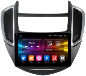 Autoradio Homologado CHEVROLET TRACKER 2011-16 Procesador 8 Nucleos (128+8) Android 11 - Pantalla 9" con WIFI-GPS-BT-Procesador Audio DSP, Carplay Inalambrico y Android Auto + CamRet + TV Full HD (Importación 10D) PREMIUM series
