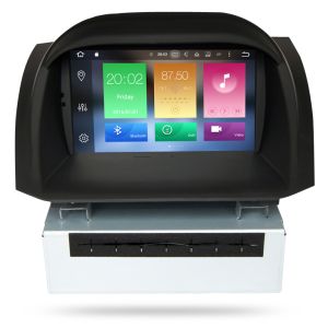 Autoradio Homologado FORD FIESTA 2013-18 Procesador 8 Nucleos (128+8) Android 12 - Pantalla 8" con DVD-WIFI-GPS-BT-Procesador Audio DSP, Carplay Inalambrico y Android Auto + CamRet + TV Full HD (Importación 10D) PREMIUM series