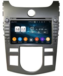 Autoradio Homologado KIA CERATO 2008-12 CLIMATIZADO Procesador 8 Nucleos (128+8) Android 11 - Pantalla 8" con DVD-WIFI-GPS-BT-Procesador Audio DSP, Carplay Inalambrico y Android Auto + CamRet + TV Full HD (Importación 10D) PREMIUM series