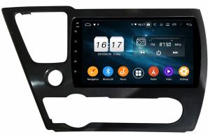 Autoradio Homologado HONDA CIVIC 2012-16 Procesador 8 Nucleos (128+8) Android 11 - Pantalla 9" con WIFI-GPS-BT-Procesador Audio DSP, Carplay Inalambrico y Android Auto + CamRet + TV Full HD (Importación 10D) PREMIUM series