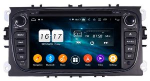 Autoradio Homologado FORD FOCUS 2007-2013 Procesador 8 Nucleos (64+4) Android 10 - Pantalla 7" Tecnologia Ips con DVD-WIFI-GPS-BT-Procesador Audio DSP +Cam +TV Full HD (Importación 10D) PREMIUM Series