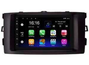 Autoradio universal ANDROID 10 Pantalla 7" + consola adaptadora para TOYOTA AURIS 2006-12, Procesador 4 Nucleos (32+2) con WIFI-GPS-BT-USB + Camara Retro (EN STOCK)