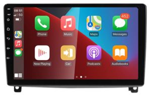 Autoradio para PEUGEOT modelo 407 años del 2004-10, Procesador 4 Nucleos (64+2) Android 13 - Pantalla 9" con CARPLAY y ANDROID AUTO Inalambrico + WIFI-GPS-BT (EN STOCK) QUAD64+2RAM-KBT SERIES