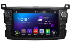 Autoradio Homologado TOYOTA RAV4 2013-18 Procesador 8 Nucleos (128+8) Android 11 - Pantalla 8" con DVD-WIFI-GPS-BT-Procesador Audio DSP, Carplay Inalambrico y Android Auto + CamRet + TV Full HD (Importación 10D) PREMIUM series