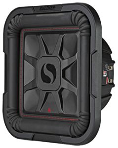 subwoofer plano de 10",  Doble bobina, 4 Ohmios, marca KICKER modelo L7T (500 RMS)