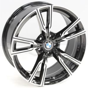 Juego de aros VARELOX Wheels  modelo 5017  black m-f - 18"x8.0" - 5x112 - compat. BMW