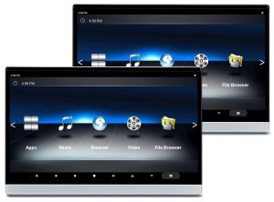 Par de Pantallas de 13.7" marca XTRONS con Android 10 Octacore (16+2) - Wifi - Blueooth - HDMI - SD - USB - Soporta 2K video, (IMPORTACION 10D)