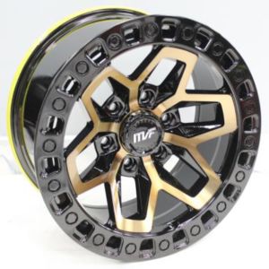 Juego de aros VARELOX Wheels  modelo 6007  mb+br - 17"x9.0" - 6x139.7