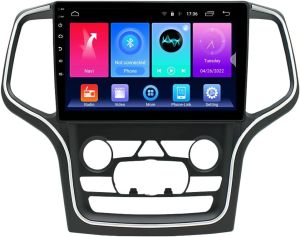 Autoradio Homologado JEEP GRAND CHEROKEE 2014-20 Procesador 8 Nucleos (128+6) Sistema Android 12 - Pantalla 10" con GPS-BT-USB-WIFI-Procesador DSP +Carplay +Cam (EN STOCK)