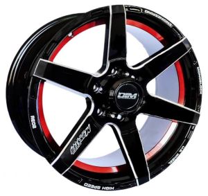 Juego de aros marca PDW Wheels  modelo 671  red line - 18"x9.5" - 6x139.7