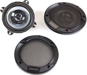 Altavoz coaxial de 4” marca KENWOOD modelo KFC-1066S (21 RMS)