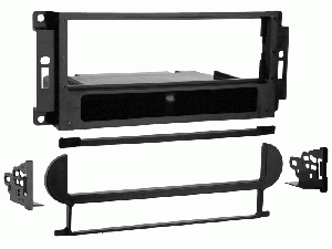 Consola para Jeep Gran Cherokee 2005-UP marca METRA modelo 99-6507 ( DIN / DDIN )