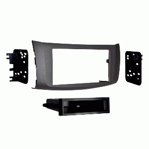 Consola para Nissan Sentra 2013 marca METRA modelo 99-7618G  ( SDIN POCKET)