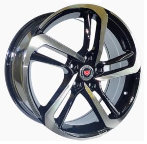 Juego de aros PDW Wheels  modelo A046  bmf - 18"x8.0" - 5x114.3