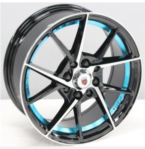 Juego de aros marca VARELOX Wheels  modelo AD5844  m3b-blue - 15"x6.5" - 4x100 (8h)