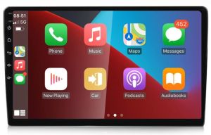 Autoradio de ultima generacion - Universal con Pantalla de 9", Procesador 4 Nucleos (64+2) Android 13 - con CARPLAY y ANDROID AUTO Inalambrico + WIFI-GPS-BT (EN STOCK) QUAD64+2RAM-KBT SERIES
