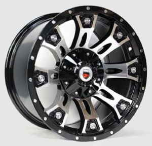 Juego de aros VARELOX Wheels  modelo B7274  black mf - 17"x9.0" - 6x139.7