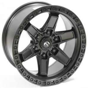 Juego de aros VARELOX Wheels  modelo B7293  matte black - 17"x9.0" - 6x139.7 - rép. FUEL