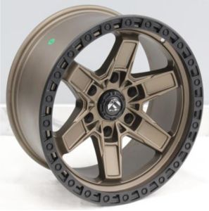 Juego de aros VARELOX Wheels  modelo B7293  matt bronze + mb - 17"x9.0" - 6x139.7 - rép. FUEL