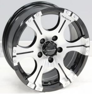 Juego de aros marca VARELOX Wheels  modelo BC5911  black mf - 15"x7.0" - 5x114.3