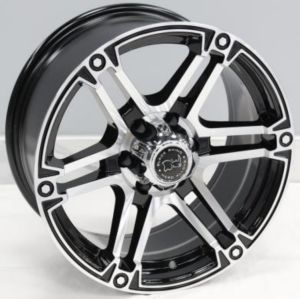 Juego de aros VARELOX Wheels  modelo BC6975  black mf - 16"x8.0" - 6x114.3 - dis. B. RHINO