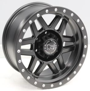 Juego de aros VARELOX Wheels  modelo B7807  matt black - 17"x9.0" - 6x139.7 - rép. B. RHINO