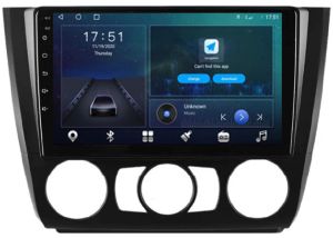 Autoradio Homologado para BMW Serie 1 E81| E82| E87| E88 - 2004-12, Pantalla QLED 9" Procesador 8 Nucleos (64+4Ram), Android 15 con Carplay Inalambrico y Android Auto inalambrico, entrada Chip4G, procesador DSP, BT, WIFI, full Apps (En Stock) Serie OCTA64