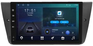 Autoradio Homologado BMW Serie 3 - E90 |E91| E92| E93| años del 2004-12, Pantalla QLED 9" Procesador 8 Nucleos (64+4Ram), Android 15 con Carplay Inalambrico y Android Auto inalambrico, entrada Chip4G, procesador DSP, BT, WIFI, full Apps Serie OCTA64