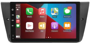 Autoradio para BMW Serie 3 - E90 |E91| E92| E93| años del 2004-12, Procesador 4 Nucleos (64+2) Android 13 - Pantalla 9" con CARPLAY y ANDROID AUTO Inalambrico + WIFI-GPS-BT (EN STOCK) QUAD64+2RAM-KBT SERIES