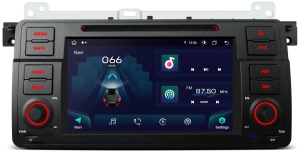 Autoradio homologado BMW E46 1998-2006 Procesador de 8 nucleos con sistema operativo Android 10 - Pantalla 7" + Camara Retro, DVD-TV-GPS-BT-USB-SD-WIFI (Importación 7D) PREMIUM Series