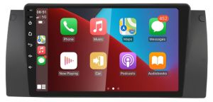 Autoradio para BMW E39 años del 1995-03, Procesador 4 Nucleos (64+2) Android 13 - Pantalla 9" con CARPLAY y ANDROID AUTO Inalambrico + WIFI-GPS-BT (EN STOCK) QUAD64+2RAM-KBT SERIES