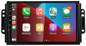 Autoradio para CHERY TIGGO 2 años del 2016-23, Procesador 4 Nucleos (64+2) Android 13 - Pantalla 9" con CARPLAY y ANDROID AUTO Inalambrico + WIFI-GPS-BT (EN STOCK) QUAD64+2RAM-KBT SERIES
