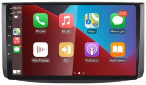 Autoradio para CHEVROLET AVEO años 2006-12, Procesador 4 Nucleos (64+2) Android 13 - Pantalla 9" con CARPLAY y ANDROID AUTO Inalambrico + WIFI-GPS-BT (EN STOCK) QUAD64+2RAM-KBT SERIES