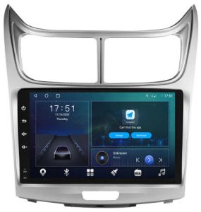 Autoradio para CHEVROLET SAIL años 2009-13, Pantalla QLED de 9" Procesador 8 Nucleos (64+4), Android 12 con Carplay inalambrico + procesador de audio DSP-GPS-BT-USB-WIFI-Chip4G (EN STOCK) OCTA64 SERIES