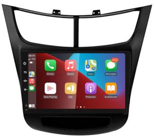 Autoradio para CHEVROLET SAIL años 2014-18, Procesador 4 Nucleos (64+2) Android 13 - Pantalla 9" con CARPLAY y ANDROID AUTO Inalambrico + WIFI-GPS-BT (EN STOCK) QUAD64+2RAM-KBT SERIES