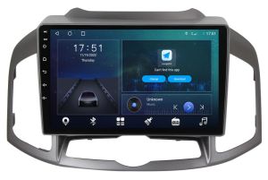 Autoradio para CHEVROLET CAPTIVA años 2011-17, Pantalla QLED de 10" Procesador 8 Nucleos (64+4), Android 12 con Carplay inalambrico + procesador de audio DSP-GPS-BT-USB-WIFI-Chip4G (EN STOCK) OCTA64 SERIES