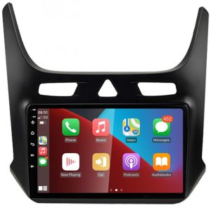 Autoradio para CHEVROLET COBALT años 2011-18, Procesador 4 Nucleos (64+2) Android 13 - Pantalla 9" con CARPLAY y ANDROID AUTO Inalambrico + WIFI-GPS-BT (EN STOCK) QUAD64+2RAM-KBT SERIES