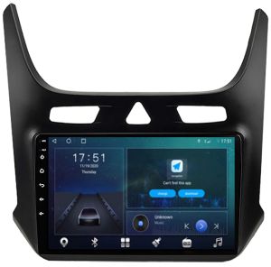 Autoradio para CHEVROLET COBALT años 2011-18, Pantalla QLED de 9" Procesador 8 Nucleos (64+4), Android 12 con Carplay inalambrico + procesador de audio DSP-GPS-BT-USB-WIFI-Chip4G (EN STOCK) OCTA64 SERIES