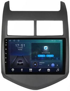 Autoradio para CHEVROLET SONIC años del 2011-15, Pantalla QLED de 9" Procesador 8 Nucleos (64+4), Android 12 con Carplay inalambrico + procesador de audio DSP-GPS-BT-USB-WIFI-Chip4G (EN STOCK) OCTA64 SERIES