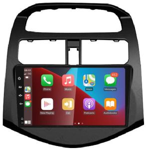 Autoradio para CHEVROLET SPARK GT años 2010-15, Procesador 4 Nucleos (64+2) Android 13 - Pantalla 9" con CARPLAY y ANDROID AUTO Inalambrico + WIFI-GPS-BT (EN STOCK) QUAD64+2RAM-KBT SERIES