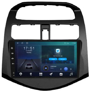 Autoradio para CHEVROLET SPARK GT años 2010-15, Pantalla QLED de 9" Procesador 8 Nucleos (64+4), Android 12 con Carplay inalambrico + procesador de audio DSP-GPS-BT-USB-WIFI-Chip4G (EN STOCK) OCTA64 SERIES