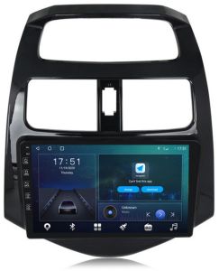 Autoradio para CHEVROLET SPARK GT años del 2015-22, Pantalla QLED de 10.1" Procesador 8 Nucleos (64+4), Android 12 con Carplay inalambrico + procesador de audio DSP-GPS-BT-USB-WIFI-Chip4G (EN STOCK) OCTA64 SERIES