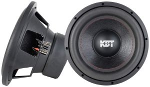 Subwoofer de 12" marca KBT modelo COR-124D (600 RMS) Doble Bobina