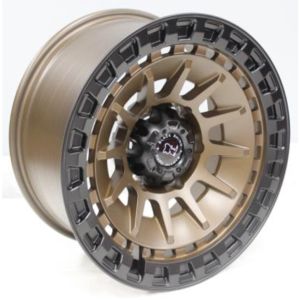 Juego de aros VARELOX Wheels  modelo D065  bronze black lip - 17"x9.0" - 6x139.7 - rép. Black Rhino
